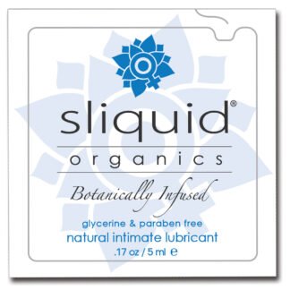 Sliquid Organics Natural Intimate Lubricant - .17 oz Pillow