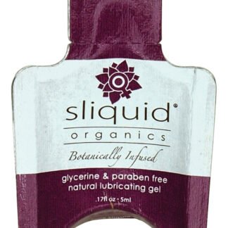 Sliquid Organics Natural Lubricating Gel - .17 oz Pillow