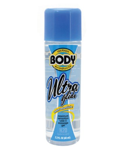 Body Action Ultra Glide Water Based Lubricant - 2.3 oz Bottle