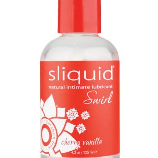 Sliquid Naturals Swirl Lubricant - 4.2 oz  Cherry Vanilla