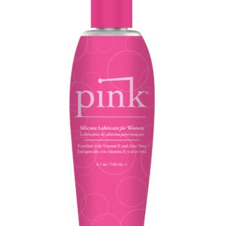 Pink Silicone Lube - 4.7 oz Flip Top Bottle
