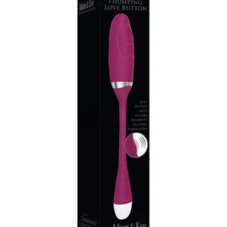 Adam & Eve Eve's Thumping Love Button - Burgundy