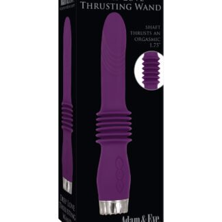 Adam & Eve Deep Love Thrusting Wand - Purple