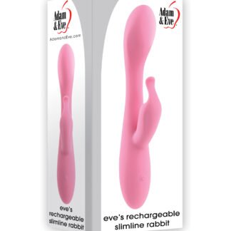 Adam & Eve Eve's Rechargeable Slimline Rabbit - Pink