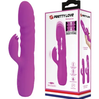 Pretty Love Melanie Thrusting Rabbit - Fuchsia
