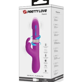 Pretty Love Reese Thrusting Rabbit - Fuchsia