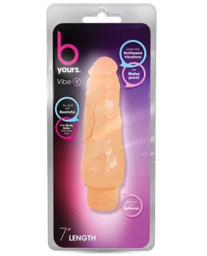 Blush Dr. Skin Vibe 7" Dong #9 - Beige