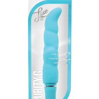 Blush Luxe Purity G Silicone Vibrator - Aqua