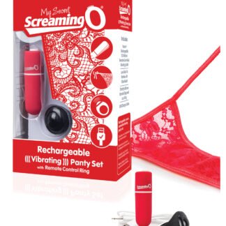 Screaming O My Secret Charged Remote Control Panty - Red