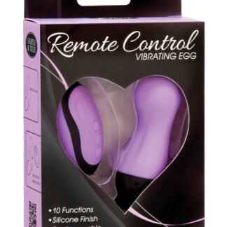 Powerbullet Remote Control Vibrating Egg - Purple