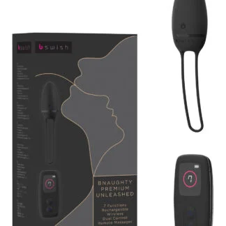 Bnaughty Premium Unleashed Remote Control Bullet - Noir