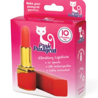 Pink Pussycat Vibrating Lipstick