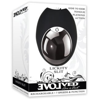 Evolved Lickity Slit Oral Massager - Black