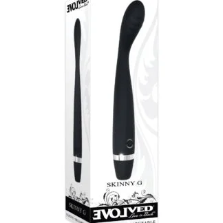 Evolved Skinny G  Silicone G Spot Vibrator - Black