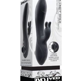Evolved Rabbit Hole Triple Stimulation Vibrator - Black