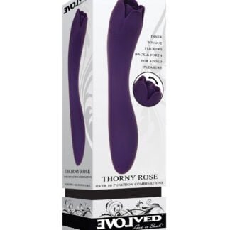 Evolved Thorny Rose Dual End Massager - Purple