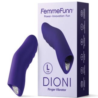 Femme Funn Dioni Wearable Finger Vibe - Large Dark Purple