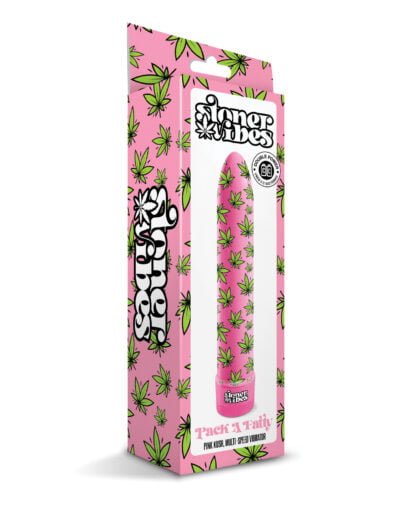 Stoner Vibes Pack A Fatty Multi Speed Vibrator - Pink Kush