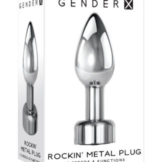 Gender X Rockin Metal Plug - Chrome