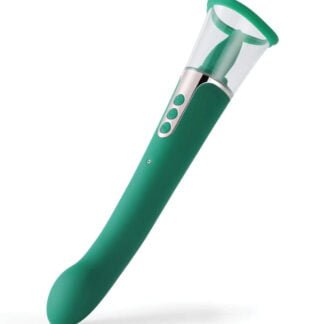 Succion Sucking G-Spot Vibrator - 3 Function Green