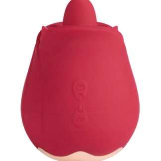 Horny Rose Solo Vibrating Clit Licking Stimulator - Red