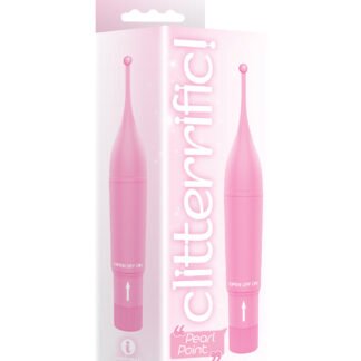 The 9's Clitterific! Pearl Point Clitoral Stimulator - Pink