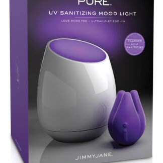 Jimmyjane Love Pods Tre Pure UV Sanitizing Mood Light - Ultraviolet Edition