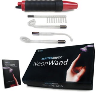 KinkLab Red Handle Neon Wand w/Red Electrode