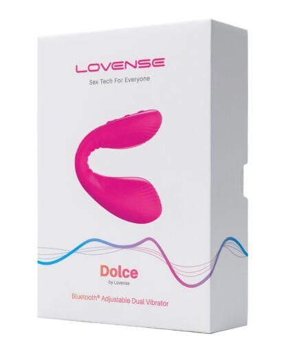 Lovense Dolce (previously Quake) Adjustable Dual Stimulator - Pink