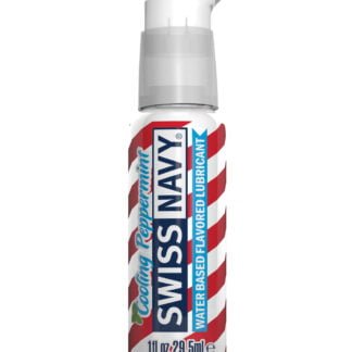 Swiss Navy Cooling Peppermint Flavored Lubricant - 1 oz