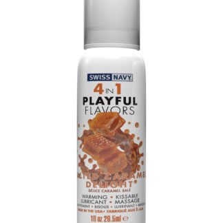 Swiss Navy 4 in 1 Playful Flavors Salted Caramel Delight - 1 oz