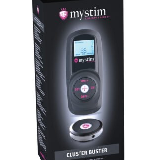 Mystim Cluster Buster Wireless eStim Starter Kit - Black