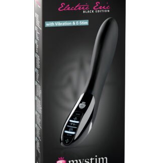 Mystim Electric Eric eStim Vibrator Black Edition - Black