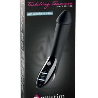 Mystim Tickling Truman eStim Vibrator Black Edition - Black