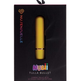 Nu Sensuelle Nubii Tulla Rounded Tip 10 Speed Bullet - Yellow