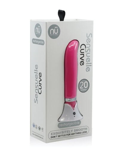 Nu Sensuelle G Spot Curve Rechargeable Vibrator - Pink