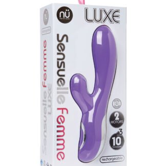 Nu Sensuelle Femme Luxe 10 Fun Rabbit Massager - Purple