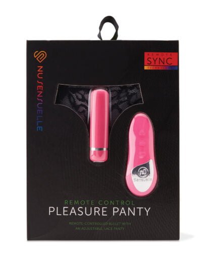 Nu Sensuelle Pleasure Panty Bullet w/Remote Control 15 Function - Pink