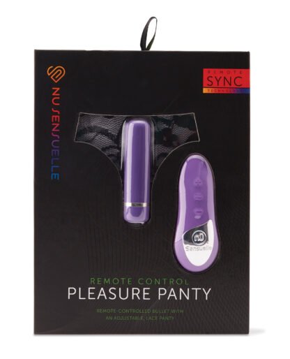 Nu Sensuelle Pleasure Panty Bullet w/Remote Control 15 Function - Purple