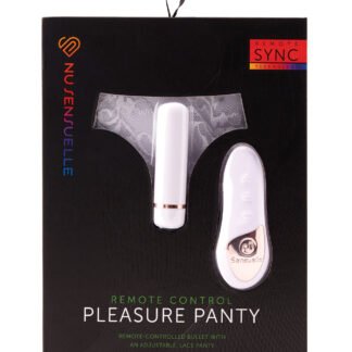 Nu Sensuelle Pleasure Panty Bullet w/Remote Control 15 Function - White