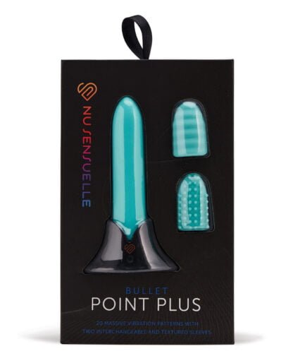 Nu Sensuelle Point Plus Rechargeable Bullet - Tiffany Blue