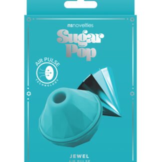 Sugar Pop Jewel Air Pulse Vibrator - Teal