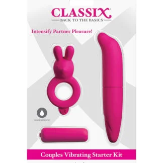 Classix Couples Vibrating Starter Kit - Pink