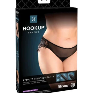 Hookup Panties Remote Princess Panty Black XL-XXL