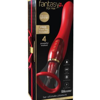 Fantasy for Her Ultimate Pleasure 24K Gold Seasonal Luxury Edition w/Travel Bag Luxury Box - Red