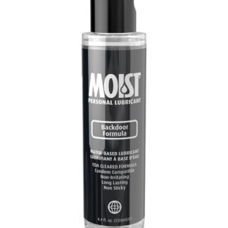 Moist Backdoor Formula Water-Based Personal Lubricant - 4.4oz