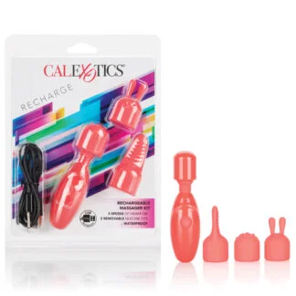 Rechargeable Massager Kit - Orange
