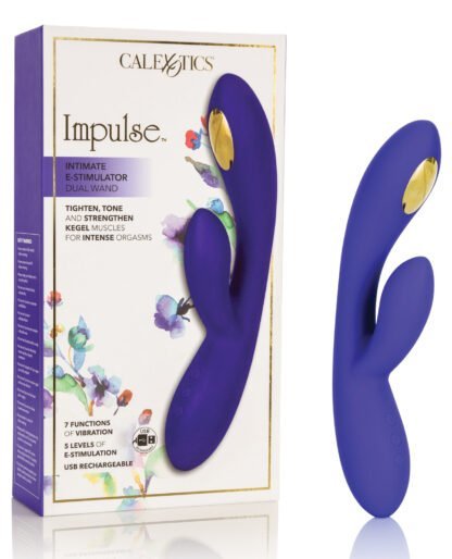 Impulse Intimate E-Stimulator Dual Wand - Purple