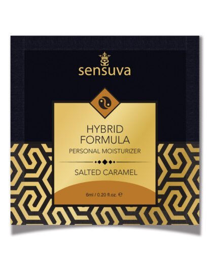 Sensuva Hybrid Personal Moisturizer Single Use Packet - 6 ml Salted Caramel