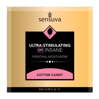 ON Insane Ultra Stimulating Personal Moisturizer Single Use Packet - 6 ml Cotton Candy